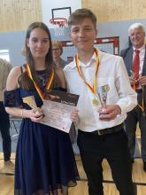 3. Platz: Rares Ilies  - Sophie Vadasz Hannah vom Wimmer Gymnasium